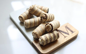 Lotus dessert cannolis pile